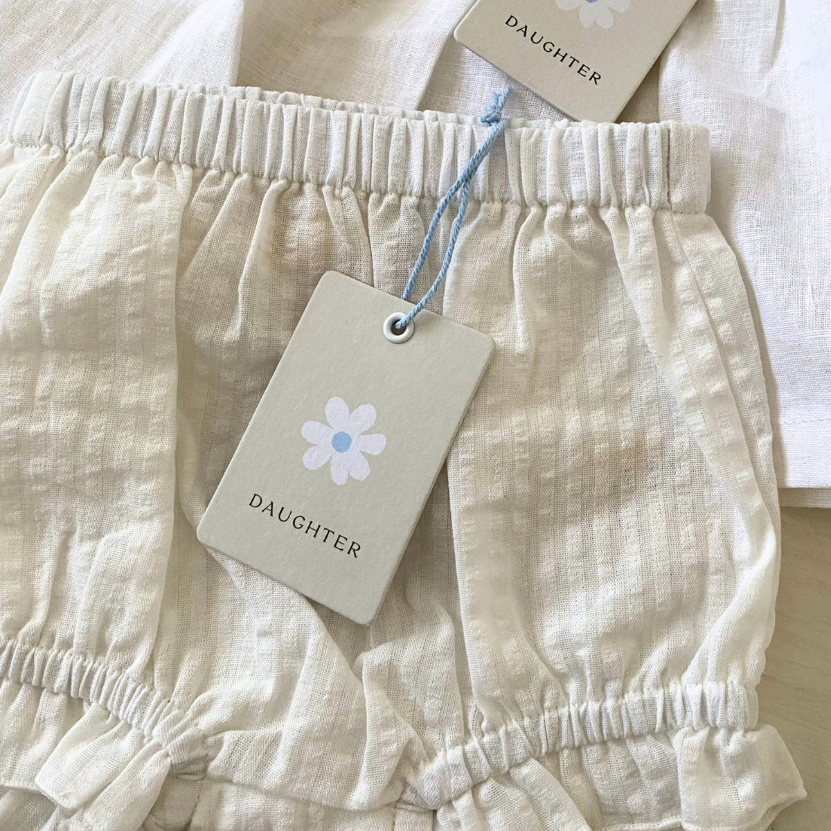 Lark Bloomer, Natural Stripe | Baby Clothing | Daughter