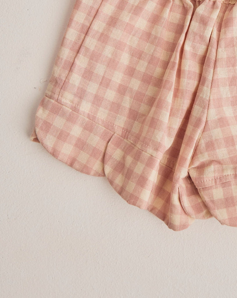 Meadow Shorts, Pink Gingham (Sample)