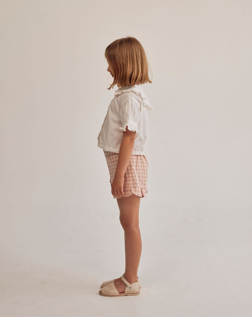 Meadow Shorts, Pink Gingham